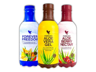 Băuturi cu aloe vera Forever — trei produse din categorie