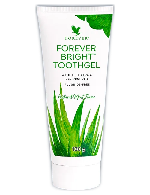 Forever Bright Toothgel — gel de dinți cu aloe vera și propolis, fără fluor, tub de 130 g