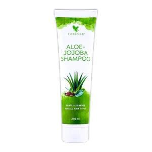 Aloe-Jojoba Shampoo — șampon cu gel de aloe vera și ulei de jojoba, tub de 296 ml